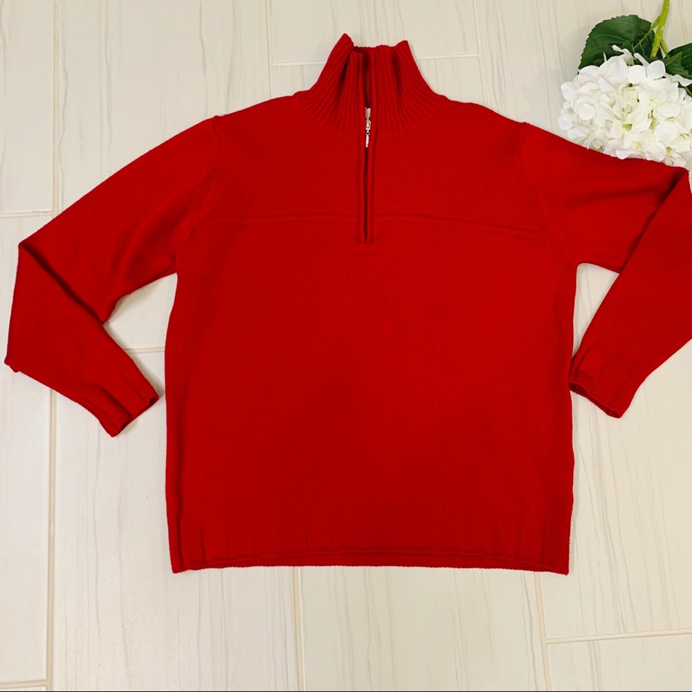 Glorgio Porta Made in Italy wool zip up Sweater L